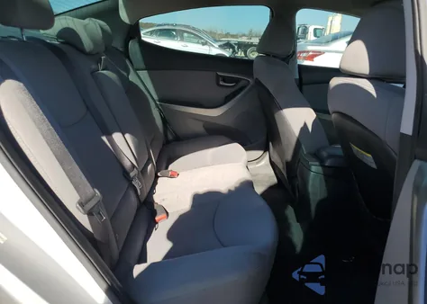 2013 Hyundai Elantra Gls from USA, damaged, VIN KMHDH4AE9DU540291